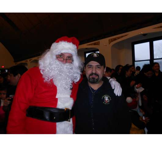 Paul Dunn and Tom Assadi at Christmas Fair and Toy Drive 2012