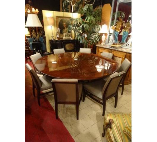 Bernhardt dining table and chairs