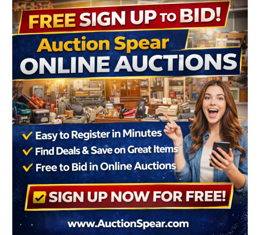 Free to Register & Bid Online | AuctionSpear.com online Auctions Daily