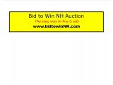 Bid to Win NH Auction