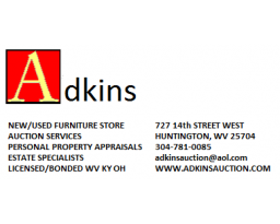 Adkins Furniture Auction Appraisal Estate Services