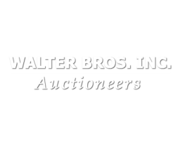 Walter Bros. Inc. Auctioneers