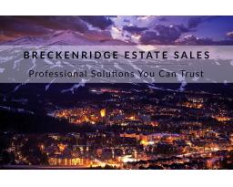 Breckenridge Estate Sales