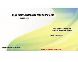 A Kleins Auction Gallery LLC 