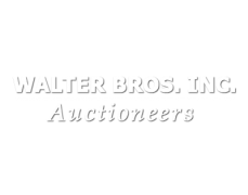 Walter Bros. Inc. Auctioneers
