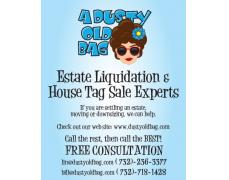 #1 State Wide!  A Dusty Old Bag Estate and Tag Sale Specialists "A Trusted Name in Estate Sale Planning"