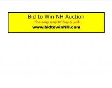 Bid to Win NH Auction